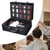 Portable Barber Tool Box Large Capacity | Metal Combination Lock Hair Kit Organiser | Professional Hairdressing Case 40x31x16cm