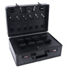 Portable Barber Tool Box Large Capacity | Metal Combination Lock Hair Kit Organiser | Professional Hairdressing Case 40x31x16cm