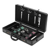 Portable Barber Tool Box Large Capacity | Metal Combination Lock Hair Kit Organiser | Professional Hairdressing Case 40x31x16cm