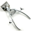 Portable Manual Hand Hair Clipper Stainless Steel Blade — Mechanical Squeeze Hair Cutter 14.8cm