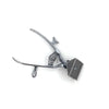 Portable Manual Hand Hair Clipper Stainless Steel Blade — Mechanical Squeeze Hair Cutter 14.8cm