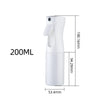 Professional Hairdressing Fine Mist Spray Bottle — 200ml and 300ml White and Black