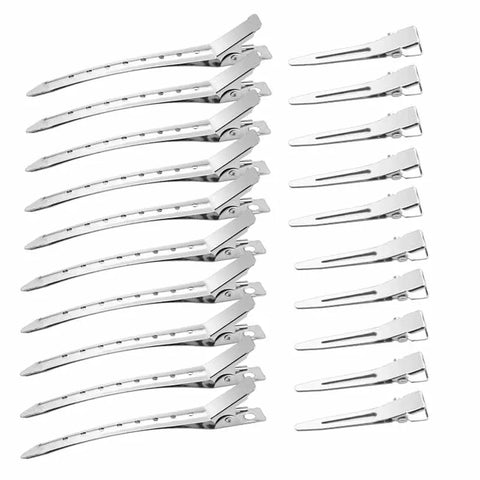 Professional Salon Hair Pins No Bend Curl Hairclips — 10 and 20 Piece Pack