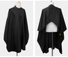 Professional Waterproof Barber Cape 140x160cm | Silicone Collar Anti-Static Hairdressing Cloth | Black White Salon Cape