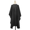 Professional Waterproof Barber Cape 140x160cm | Silicone Collar Anti-Static Hairdressing Cloth | Black White Salon Cape