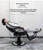 Retro Luxury Barber Chair High-End | Hydraulic Reclining Salon Chair | Black Chrome Gold Green Red Grey