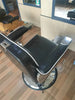 Retro Luxury Barber Chair High-End | Hydraulic Reclining Salon Chair | Black Chrome Gold Green Red Grey