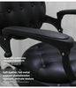 Retro Luxury Barber Chair High-End | Hydraulic Reclining Salon Chair | Black Chrome Gold Green Red Grey