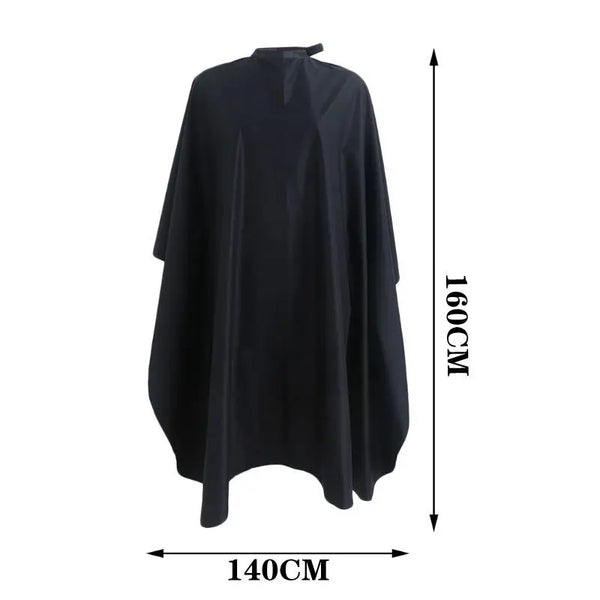 Waterproof Haircut Cape Apron Custom Logo | Non-Woven Salon Cutting Cape | Black White Barber Cape