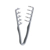 Wide Tooth Volumizing Hair Comb | Fluffy Texture Curling Styling Comb | 1 or 2 Piece Set Silver Pink