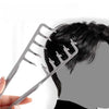 Wide Tooth Volumizing Hair Comb | Fluffy Texture Curling Styling Comb | 1 or 2 Piece Set Silver Pink