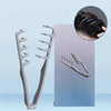 Wide Tooth Volumizing Hair Comb | Fluffy Texture Curling Styling Comb | 1 or 2 Piece Set Silver Pink