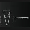 Wide Tooth Volumizing Hair Comb | Fluffy Texture Curling Styling Comb | 1 or 2 Piece Set Silver Pink